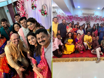 Pushpak Viman fame Vaibhav Chinchalkar wedding marathi actors photos and videos viral | मराठी कलाविश्वातील प्रसिद्ध दिग्दर्शकाच्या लग्नाला कलाकारांची मंदियाळी, व्हिडीओ होतोय व्हायरल