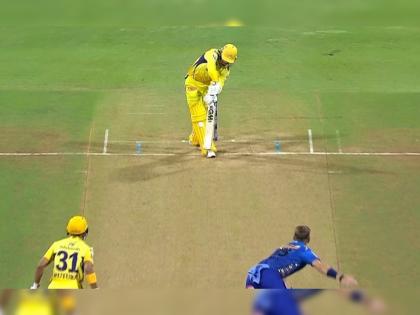 IPL 2022 MI vs CSK Live Update : Unlucky for Devon Conway, the ball was missing leg stump. He couldn't take the DRS due to powercut in the stadium,  | No DRS IPL 2022 MI vs CSK Live Update : वानखेडे स्टेडियमवर 'Power Cut'; चेन्नई सुपर किंग्सच्या फलंदाजांना घेता नाही आला DRS, झाली ३ बाद ५ अशी अवस्था