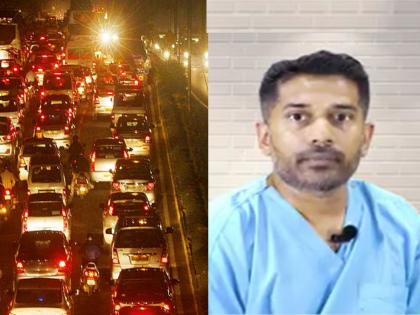 The patient was in OT, the doctor govind nandkumar was stuck in bengluru traffic; cant wait, left the car and ran for three km to reach manipal hospital Trending Story | रुग्ण ओटीमध्ये होता, डॉक्टर कोंडीत अडकला, कार तशीच सोडून तीन किमी धावला...