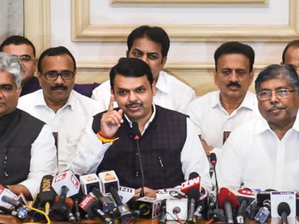 BJP does not threaten friends, now real Shiv Sena with us; Devendra Fadnavis in Thane | भाजपा मित्रांना धोका देत नाही, आता खरी शिवसेना आमच्या सोबत; देवेंद्र फडणवीसांचा टोला 