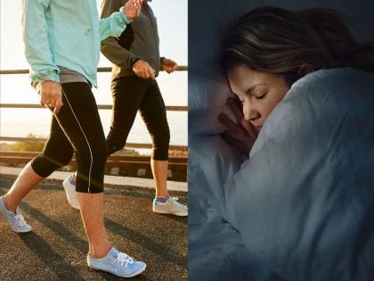 walking for good sleep 5 ways your daily walks help you sleep better | चांगल्या झोपेसाठी चालणं ठरतं अत्यंत फायदेशीर; रिसर्चमध्ये मोठा खुलासा