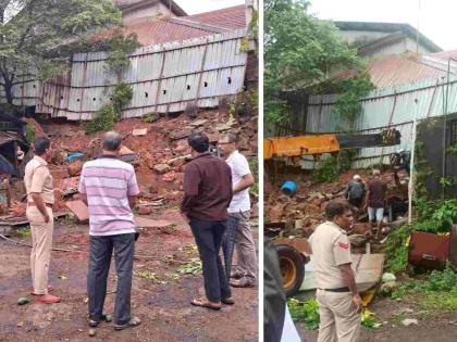 Three workers killed, one slightly injured when protective wall collapsed at Kundai Industrial Estate | कुंडई औद्योगिक वसाहतीत संरक्षक भिंत कोसळल्याने तीन कामगार ठार, एक किरकोळ जखमी