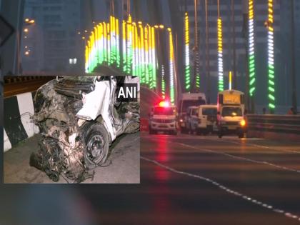 Bandra Worli Sea Link Accident: Terrible accident on Bandra-Worli Sea link, 5 dead, 10 injured, three cars collide with ambulance | VIDEO: वांद्रे-वरळी सी-लिंकवर भीषण अपघात, ५ जणांचा मृत्यू, १० जण जखमी, मदतीसाठी आलेल्या रुग्णवाहिकेला तीन कारची धडक