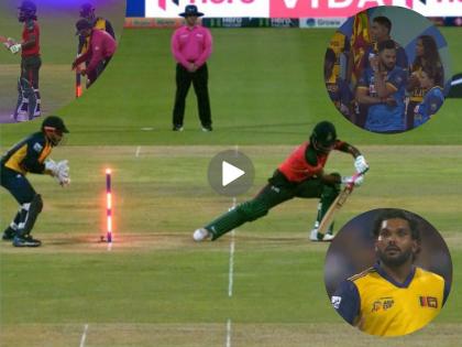 Asia Cup 2025 BAN vs SL 5th Match Wanindu Hasaranga vs Jaker Ali Ball Hit The Stumps Lights Came On But The Bail Hasn't Fallen Batter Not Out | कमाल झाली! हसरंगाचा बॉल स्टंपला लागला, पण नशिबाच्या जोरावर बॅटर Not Out राहून चमकला (VIDEO)