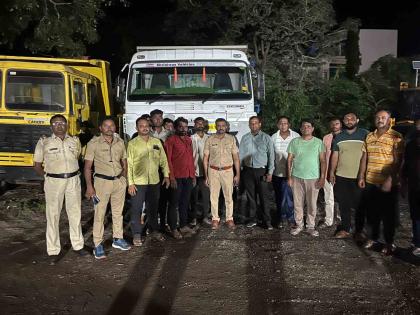 Sand mafia's big smile, seven tippers seized; Joint operation of revenue and police administration | रेती माफियांच्या आवळल्या मुसक्या, सात टिप्पर केले जप्त; महसूल आणि पाेलिस प्रशासनाची संयुक्त कारवाई