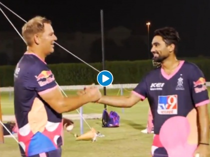 Watch: Rahul Tewatia And Shane Warne Indulge In An Intense On-Field Battle In The Rajasthan Royals’ Training;  | OMG: राहुल टेवाटिया IPL 2020त प्रतिस्पर्धींवरच नव्हे तर मेंटर शेन वॉर्नवर पडला भारी; पाहा Video
