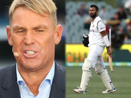 India vs Australia, 1st Test : Indian fans slam Shane Warne after he calls Cheteshwar Pujara by a racist nickname | India vs Australia, 1st Test : शेन वॉर्नकडून चेतेश्वर पुजाराला वर्णद्वेषी टोपणनाव?; चाहत्यांनी केली माफीची मागणी