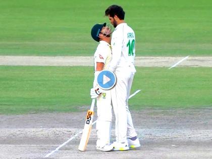 PAK vs AUS Shaheen Shah Afridi David Warner Staring moment on cricket ground photo video goes viral Australia vs Pakistan | David Warner Shaheen Shah Afridi, PAK vs AUS: पाकिस्तानच्या शाहीन आफ्रिदीसमोर ऑस्ट्रेलियाच्या डेव्हिड वॉर्नरचा 'झुकेगा नहीं साला' Mode! फोटो, व्हिडीओ झाला तुफान व्हायरल (Viral Video)