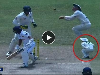 Sri Lanka vs Australia Galle Test: Flying Bail Hits David Warner In The Crotch After SL Batter Is Bowled, Watch Video | Ouchh! कॅच घेण्याच्या प्रयत्नात डेव्हिड वॉर्नरची झाली वाईट अवस्था, वेदनेने कळवळला; पण नेमकं काय झालं? Video