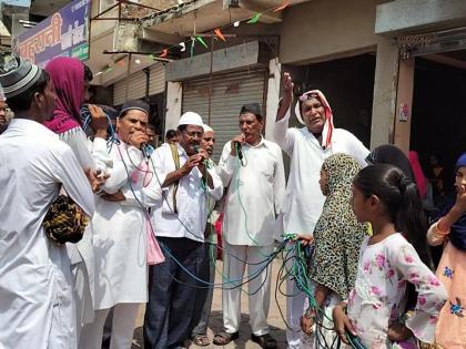 procession in kamargaon on the occasion of eid e miladunnabi | ईद-ए-मिलादुन्नबीनिमित्त कामरगावात मिरवणूक