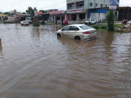 The unfortunate death of a young man after falling into rainwater; Shocking incident in Pune | पावसाच्या साचलेल्या पाण्यात पडून तरूणाचा दुर्दैवी मृत्यू; पुण्यातील धक्कादायक घटना