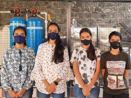 Shruti Chowgule, Arpita Raut, Shreya Chowgule and Achal Kataria four girls of Kolhapur, developed water ATM in CPR Hospital | आधी कोरोना काळात अन् आता कायमस्वरूपी मदत करणाऱ्या 'चारचौघी'!