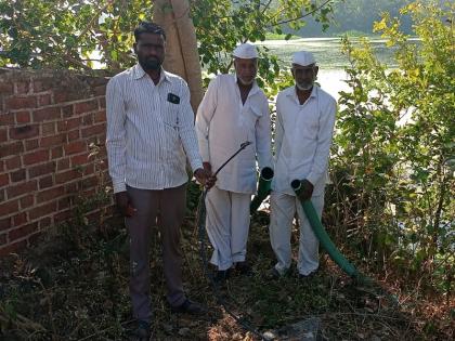 Thieves hit agriculture pump in Khed taluka; Five pumps were cut and extended during the night | Pune | खेड तालुक्यात चोरट्यांचा कृषी पंपावर डल्ला; रात्रीत पाईप कापून लांबविले पाच पंप