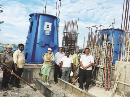 Two 3,700 horsepower pumps installed in Jayakwadi; Chhatrapati Sambhajinagar likely to get 200 MLD additional water after Diwali | जायकवाडीत बसले ३,७०० अश्वशक्तीचे दोन पंप; दिवाळीनंतर २०० एमएलडी वाढीव पाणी मिळण्याची शक्यता Two 3,700 horsepower pumps installed in Jayakwadi; Chhatrapati Sambhajinagar likely to get 200 MLD additional water after Diwali | जायकवाडीत बसले ३,७०० अश्वशक्तीचे दोन पंप; दिवाळीनंतर २०० एमएलडी वाढीव पाणी मिळण्याची शक्यता