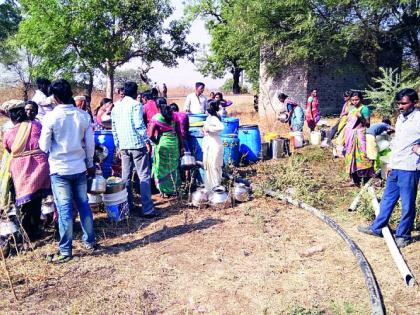 Havarashram: Water supply jam due to breakage of power supply! | हिवराआश्रम : वीज पुरवठा खंडित केल्यामुळे पाणी पुरवठा ठप्प!