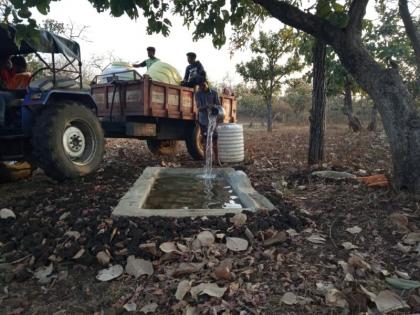 Water supply for wildlife | वन्यजिवांसाठी पाण्याची सोय