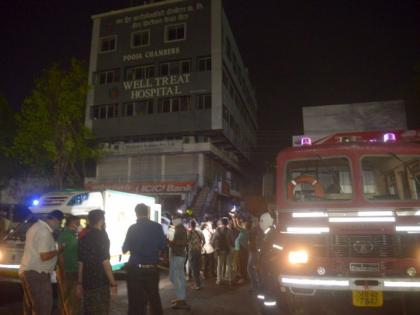 4 killed in Kovid hospital fire | कोविड हॉस्पिटलला आग, ४ जणांचा मृत्यू