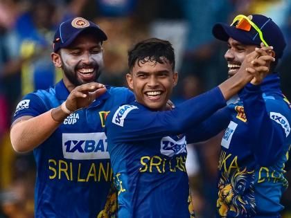 Asia Cup 2023 India vs Sri Lanka Live Marathi : Dunith Wellalage picks up five-wicket haul, Youngest Sri Lankan bowler to a five-for in ODIs, India 172/6   | दुनिथ वेलालागेने २२ वर्षांपूर्वीचा विक्रम मोडला; भारताच्या ५ फलंदाजांना तंबूचा रस्ता दाखवला