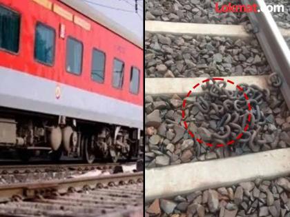 Big conspiracy to cause train accident on Howrah Mumbai railway route failed more than 50 pendrol clips found open | हावडा-मुंबई रेल्वे मार्गावर मोठा अपघात टळला; ५० हून अधिक पेंड्रोल क्लिप काढून एकाच ठिकाणी फेकल्या Big conspiracy to cause train accident on Howrah Mumbai railway route failed more than 50 pendrol clips found open | हावडा-मुंबई रेल्वे मार्गावर मोठा अपघात टळला; ५० हून अधिक पेंड्रोल क्लिप काढून एकाच ठिकाणी फेकल्या