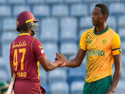 A look at the performance of the batsmen in the West Indies-South Africa match | विंडीज-दक्षिण आफ्रिका सामन्यात फलंदाजांच्या कामगिरीकडे नजर