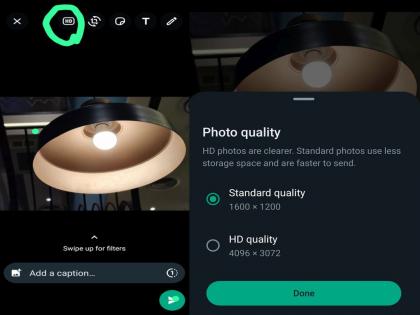 Whatsapp user updated! The problem of photo quality loss is solved; Send such photos in HD | व्हॉट्सअप युजरला धाकड अपडेट! फोटो क्वालिटी लॉसचा प्रश्नच मिटला; असे HD मध्ये फोटो पाठवा