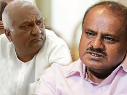 BJP mla raju Kage controversial statements on Karnatak CM Kumaraswamy | कुमारस्वामींनी १०० वेळा अंघोळ केली तरी रेड्यासारखेच दिसतील, भाजपा नेत्याची जीभ घसरली