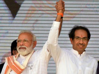 India being led by Narendra Modi is God's plan: Shiv Sena | नरेंद्र मोदींनी पुन्हा देशाचं नेतृत्व करणे ही ईश्वरी योजना – उद्धव ठाकरे