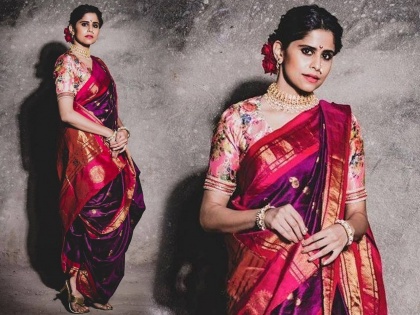 Sai tamhankar looks gorgeous in saree | बोल्डचे सईचे नववारीतही खुललं सोज्वळ सौंदर्य, फोटो पाहून पुन्हा पडाल तिच्या प्रेमात