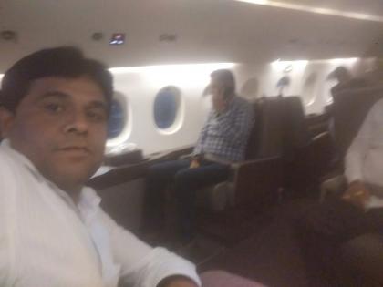 Sent private plane for Congress MLA to resign and join the Shiv Sena | काँग्रेस आमदारकीचा राजीनामा देऊन शिवसेनेत प्रवेश करण्यासाठी 'मातोश्री'ने धाडलं खासगी विमान