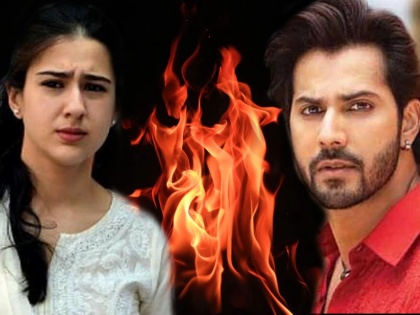 Fire broke out on the sets of varun dhawan sara ali khan coolie number one | वरुण आणि सारा अली खानच्या या सिनेमाच्या सेटवर लागली आग, वाचा सविस्तर