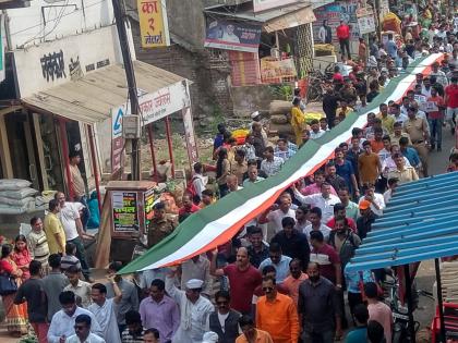 rally in support of the Citizenship amendment Act in talegaon | नागरिकत्व सुधारणा कायद्याच्या समर्थनार्थ तळेगावत माेर्चा