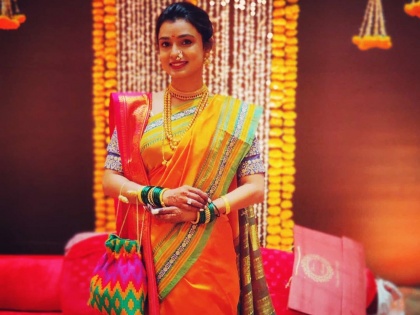 Mayuri deshmukh looks gorgeous in nauvari saree | नऊवारी साडीत मयुरीला फॅन्सने संबोधले शिवकन्या, फोटोवर होतोय कमेंट्सचा वर्षाव