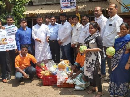 Avoid the use of plastic, save money; Versova's youth run an anti-plastic campaign | प्लॅस्टिकचा वापर टाळा, पैसे वाचवा; वर्सोव्याचे तरुण राबवतात प्लॅस्टिक विरोधी मोहीम