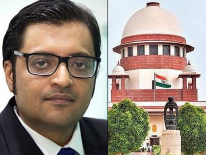 3 weeks relief to Arnab Goswami; Supreme Court orders police to provide security pda | अर्णब गोस्वामी यांना ३ आठवड्यांचा दिलासा; सुरक्षा देण्याबाबत सुप्रीम कोर्टाचे पोलिसांना आदेश