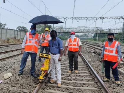 During the lockdown period, work in the ghat area started rapidly | लॉकडाऊन काळात घाट भागात कामे वेगात सुरु