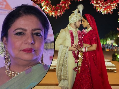 madhu chopra was upset with priyanka chopra in her marriage gda | लेकीच्या लग्नात नाराज होत्या मधु चोप्रा, लग्नाच्या दीड वर्षांनंतर पहिल्यांदाच उघडपणे बोलली प्रियंका चोप्रा