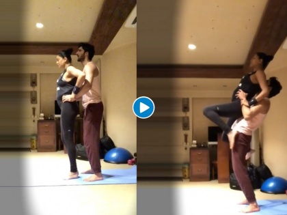  Video: Sushmita Gives Special advice about relationship while sharing workout video gda | Video: बॉयफ्रेंडसोबतचा वर्कआऊट व्हिडीओ शेअर करताना सुश्मिताने दिला रिलेशनशीपबाबत खास सल्ला