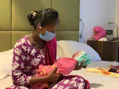 coronavirus: Shiv Sena takes care of corona positive Women like family | coronavirus: कोरोना पाॅझिटिव्ह बाळंतिणीची शिवसेनेने घेतली कुटुंबाप्रमाणे काळजी  