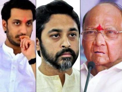 bjp nilesh rane tweet on ncp sharad pawar on parth pawars statement | "आजोबा आपल्या नातवाची लायकी जाहीररीत्या काढू शकतात हे पहिल्यांदाच पाहिलं"