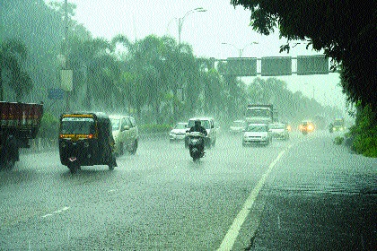 Heavy rain in two days in Navi Mumbai city; 151 mm of rainfall recorded | नवी मुंबई शहरात दोन दिवसांत जोर‘धार’; १५१ मिमी पावसाची नोंद