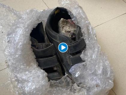 man ordered camera 1lakh 40 thousand Amazon online and get old shoes and stone | Amazon वरुन मागवला 1.40 लाखांचा कॅमेरा पण आल्या चपला आणि दगड, ऑनलाईन खरेदीत अजब भानगड