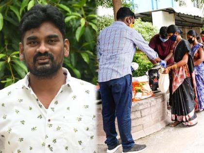 This hydrabadi man running rice atm to feed hungry amid pandemic | व्वा, लय भारी! गरीबांच्या कुटुंबांचं पोट भरण्यासाठी 'या' पठ्ठ्यानं सुरू केलं धान्याचं ATM