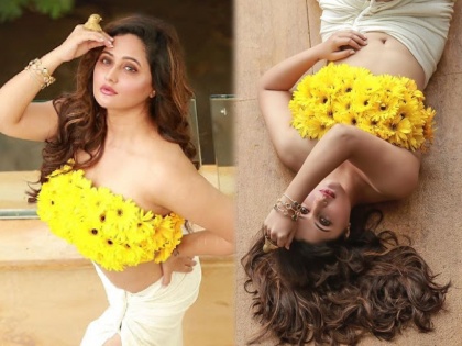 Rashmi Desai Photo Shoot As She Is Looking like Sunflower Goes Viral | सनफ्लावर टॉप आणि व्हाइट स्कर्ट परिधान करत अभिनेत्रीने केले भन्नाट फोटोशूट, वारंवार पाहिले जातायेत तिचे हे खास फोटो