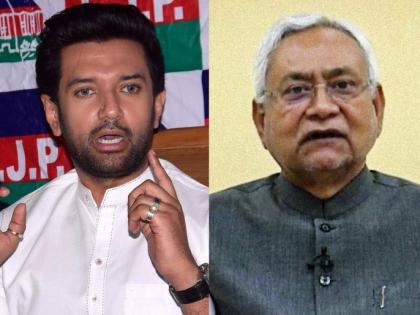 Bihar Election 2020 chirag paswan say i am writing nitish kumar will no longer be cm | Bihar Election 2020 : "लिहून घ्या… नितीश कुमार 10 नोव्हेंबरनंतर पुन्हा कधीच मुख्यमंत्री बनणार नाहीत"