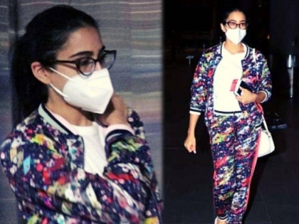 Sara Ali khan Reaction After Fan Complement At Mumbai Airport | मुंबई विमानतळावर सारा अली खानला पाहताच महिलेने दिली अशी रिएक्शन, व्हिडीओ प्रचंड होतोय व्हायरल