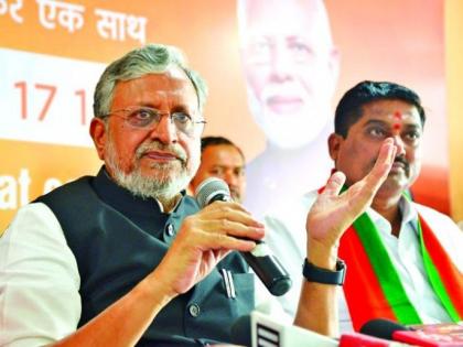 twitter removes bjp leader sushil kumar modi tweet on lalu prasad yadav | भाजपा नेते सुशील कुमार मोदींचं "ते" ट्विट Twitter ने केलं डिलीट, 'हे' आहे कारण