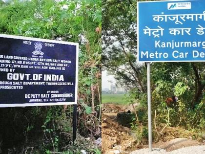 The land of the proposed metro car shed at Kanjurmarg belongs to us, the state government insists on its role | कांजूरमार्ग येथील प्रस्तावित मेट्रो कारशेडचा भूखंड आमच्या मालकीचा, राज्य सरकार भूमिकेवर ठाम