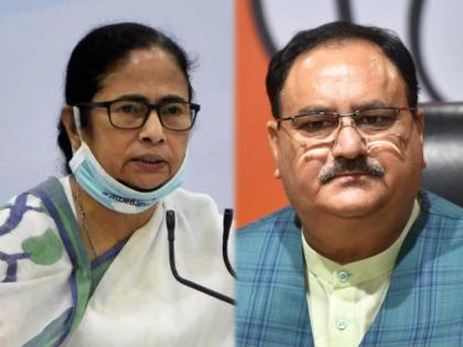 west bengal cm mamta banerjee cited hitler after the attack on jp nadda | 'उठसूठ कोणीही बंगालमध्ये येतंय, चड्डा, नड्डा फाड्डा, गड्डा आलेत'; ममता बॅनर्जींचा हल्लाबोल