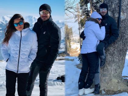 Ankita lokhande shares holiday photos with vicky jain both enjoying snowfall | अंकिता लोखंडने पोस्ट केले व्हॅकेशचे फोटो, विक्की जैनला टॅग करत विचारला प्रश्न