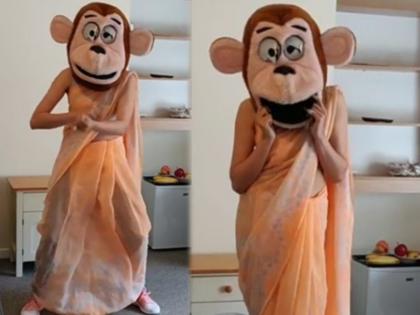 Adah Sharna Monkey Dance Again Goes Viral, You WIll Too Like This As Well | पुन्हा व्हायरल होतोय बॉलिवूड अभिनेत्रीचा मंकी डान्स, तुम्हीसुद्धा पोट धरून हसाल…